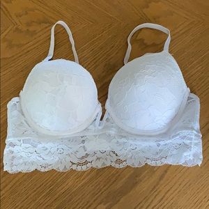 White Lace Bra